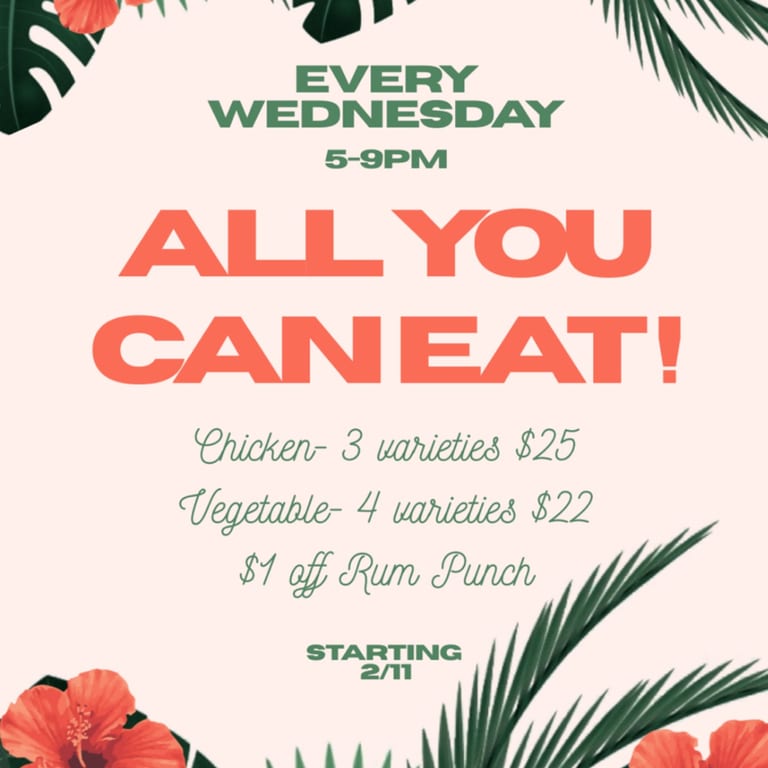 All You Can Eat - Wed & Thu Only!