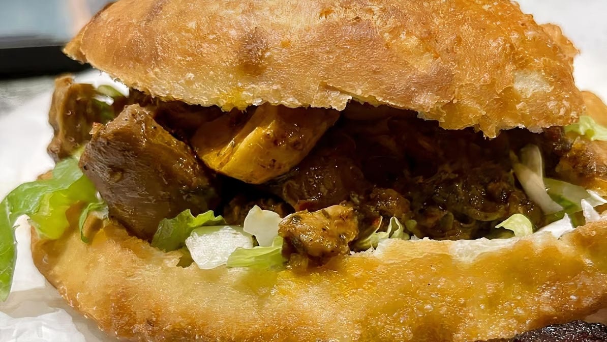 Jerk Chicken Sandwich.