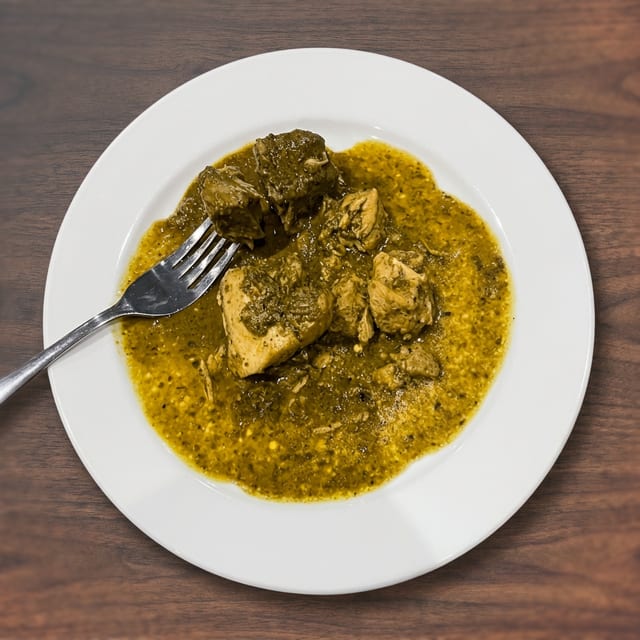 Curry Chicken Side.