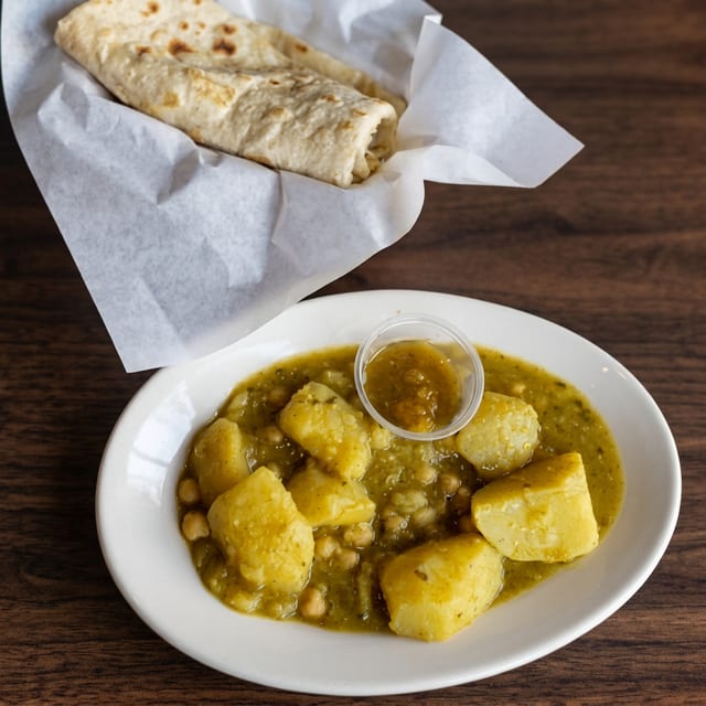 Dhalpuri Roti.